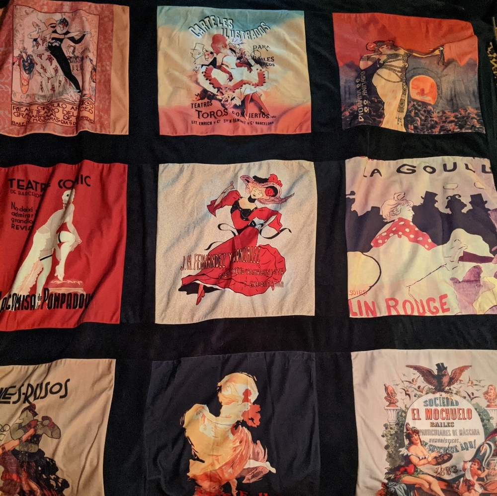 Velvet Moulin Rouge Shower Curtain